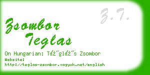 zsombor teglas business card